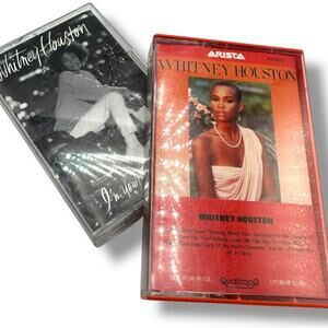 Whitney Houston Cassette tapes set of 2 1985 Arista - works